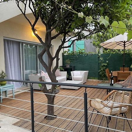 2 Pieces En Rdjardin Avec 2 Grands Terrasses Apartment Antibes Bagian luar foto